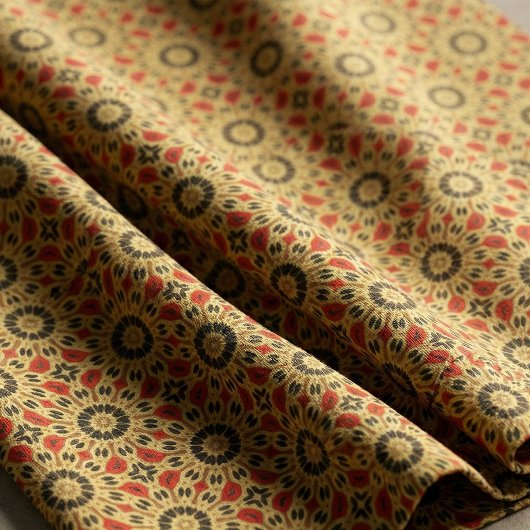 Boho Oriental Colorful Mosaic Geometric Muster Stoff