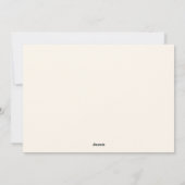 Boho Ornament Surround Flat Holiday Card Feiertagskarte (Rückseite)