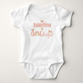 Boho Outfit von Onederful Girl's First Birthday Pa Baby Strampler