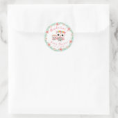 Boho Owl Baby Shower Stickers (Tasche)