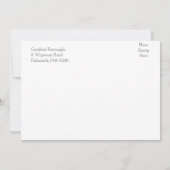 Boho Owl Couple Rustic Bachelorette Party Einladung (Rückseite)