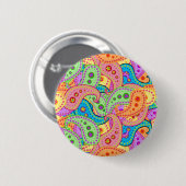 Boho Paisley Button (Vorne & Hinten)