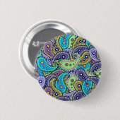 Boho Paisley Button (Vorne & Hinten)
