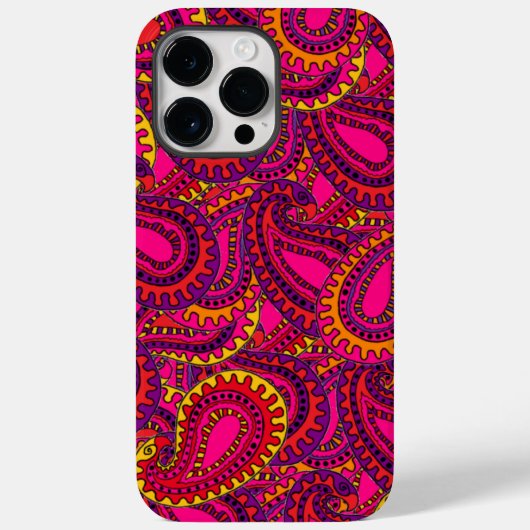 Boho Paisley Case-Mate iPhone Hülle (Rückseite)