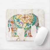 Boho Paisley Elefant I Mousepad (Mit Mouse)
