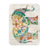 Boho Paisley Elephant I Magnet (Vertikal)