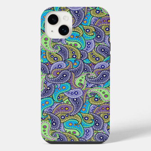 Boho Paisley iPhone Hülle (Rückseite)