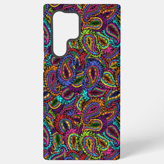 Boho Paisley Samsung Galaxy Hülle (Rückseite)
