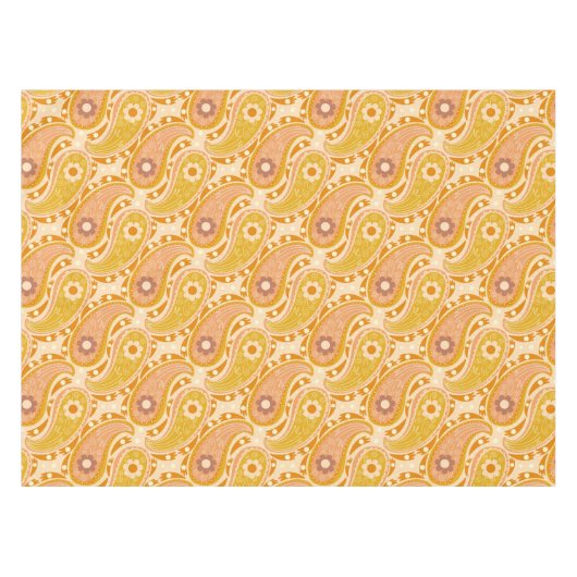 Boho Paisley Tischdecke (Vorderseite (Horizontal))