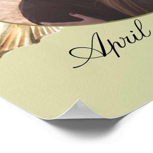 Boho Palm Greenerity Wedding Welcome Poster (Ecke)