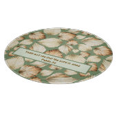 Boho Palm Leaf Scripting Blessing Schneidebrett (Ecke)