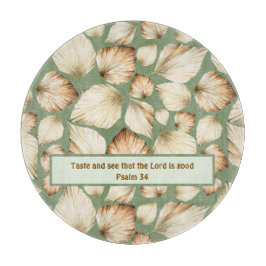 Boho Palm Leaf Scripting Blessing Schneidebrett