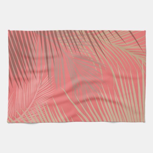 Boho Palm Pattern Geschirrtuch (Horizontal)