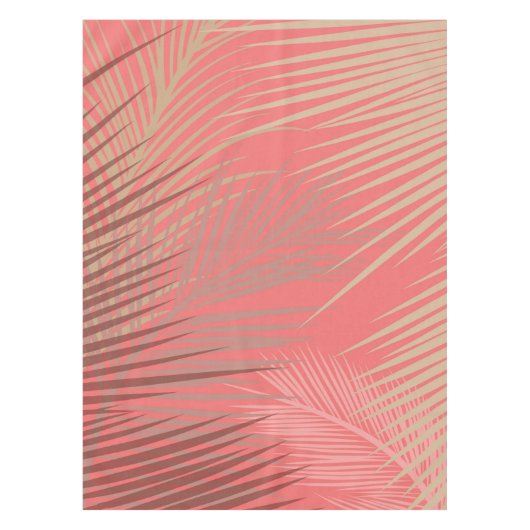 Boho Palm Pattern Tischdecke (Vorderseite)