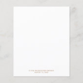 Boho Pampas Baby Predictions and Advice Cards (Rückseite)