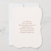 Boho Pampas Baby Shower Girl Einladung (Rückseite)