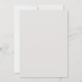 Boho Pampas Einladung zur Hochzeit (Rückseite)