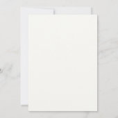 Boho Pampas & Eucalyptus Wedding Einladung (Rückseite)