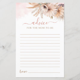 Boho Pampas Gras Blumenempfehlung zur Mama auf Kar