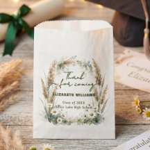 Boho Pampas Gras Gänseblümchen Botanik Abschluss