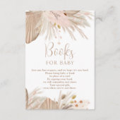 Boho pampas Gras geschlechtsneutral bringen ein Bu Begleitkarte (Vorderseite)