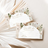 Boho pampas Gras Strand Date Nacht Ideen. Datum ja Begleitkarte