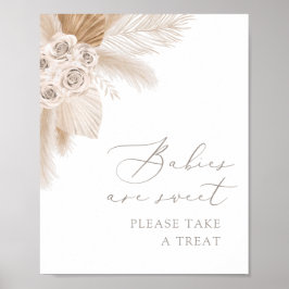 Boho Pampas Grass Babies sind süß Nehmen Sie eine  Poster
