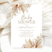 Boho Pampas Grass Baby Dusche Einladung