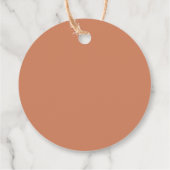 Boho Pampas Grass Baby Dusche Vielen Dank Geschenkanhänger (Rückseite)