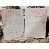 Boho Pampas Grass Baby Shower Einladung Girl Boho