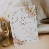 Boho Pampas Grass Baby Sprinkle Arch Einladung