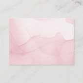 Boho Pampas Grass Babydusche Begleitkarte (Rückseite)