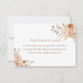 Boho Pampas Grass Babydusche Umschließkarte Einladung (Vorderseite)