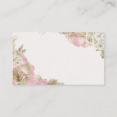 Boho Pampas Grass Ballon Teddy Bear Diaper Raffle Begleitkarte (Rückseite)