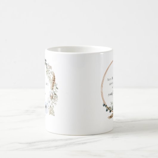 Boho Pampas Grass Bible Verse Gott wird Sie tröste Kaffeetasse (Mittel)