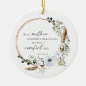 Boho Pampas Grass Bible Verse Gottes Schrift Blume Keramik Ornament (Vorne)