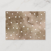 Boho Pampas Grass Blue Baby Showbuchanfrage Begleitkarte (Rückseite)