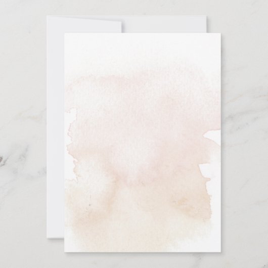 Boho Pampas Grass Blush Brautparty Invit Einladung (Rückseite)