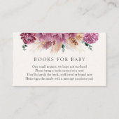 Boho Pampas Grass Books for Baby Insert Card (Vorderseite)