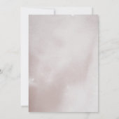 Boho Pampas Grass Botanische Taufe Einladung (Rückseite)