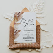 Boho Pampas Grass Bridal Dusche Einladung