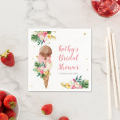 Boho Pampas Grass Eis Paare Dusche Napkin Serviette (Beispiel)