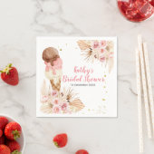 Boho Pampas Grass Eis Paare Dusche Napkin Serviette (Beispiel)