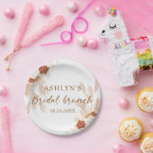 Boho Pampas Grass Elegante Banca del Gottardo Pappteller (Party)