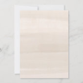 Boho Pampas Grass Erste Heilige Kommune Einladung (Rückseite)