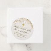 Boho Pampas Grass Faith Pflanze die Samen Kommunio Geschenkanhänger (Beispiel)