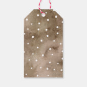 Boho Pampas Grass Fall Botanical Baby Dusche Geschenkanhänger (Rückseite)