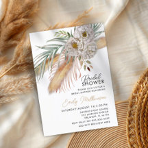 Boho Pampas Grass & Floral Brautparty