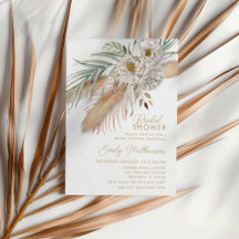 Boho Pampas Grass & Floral Brautparty