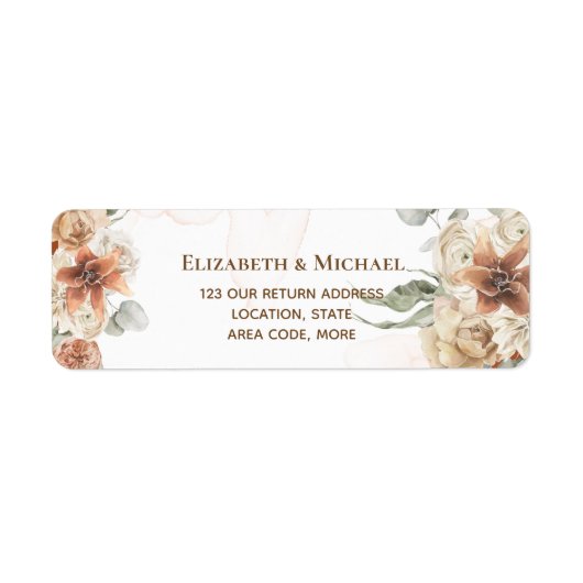 BOHO Pampas Grass Floral Coral Sage Wedding (Vorne)